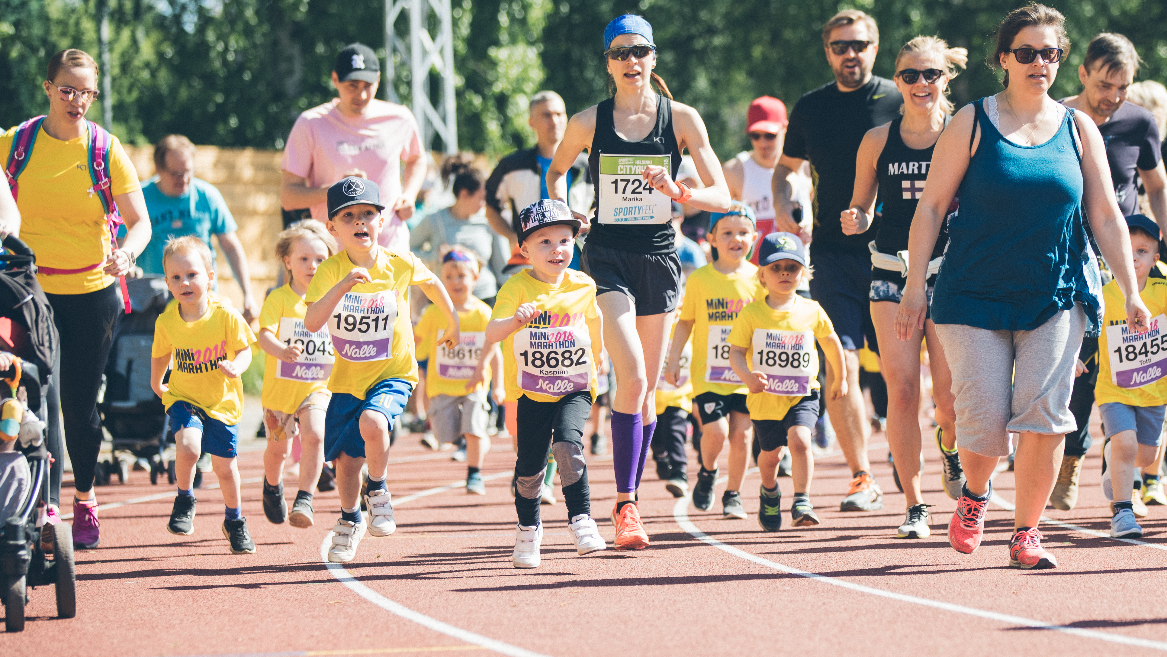 Ilmainen lapsiparkki Helsinki City Running Dayn juoksijoille |