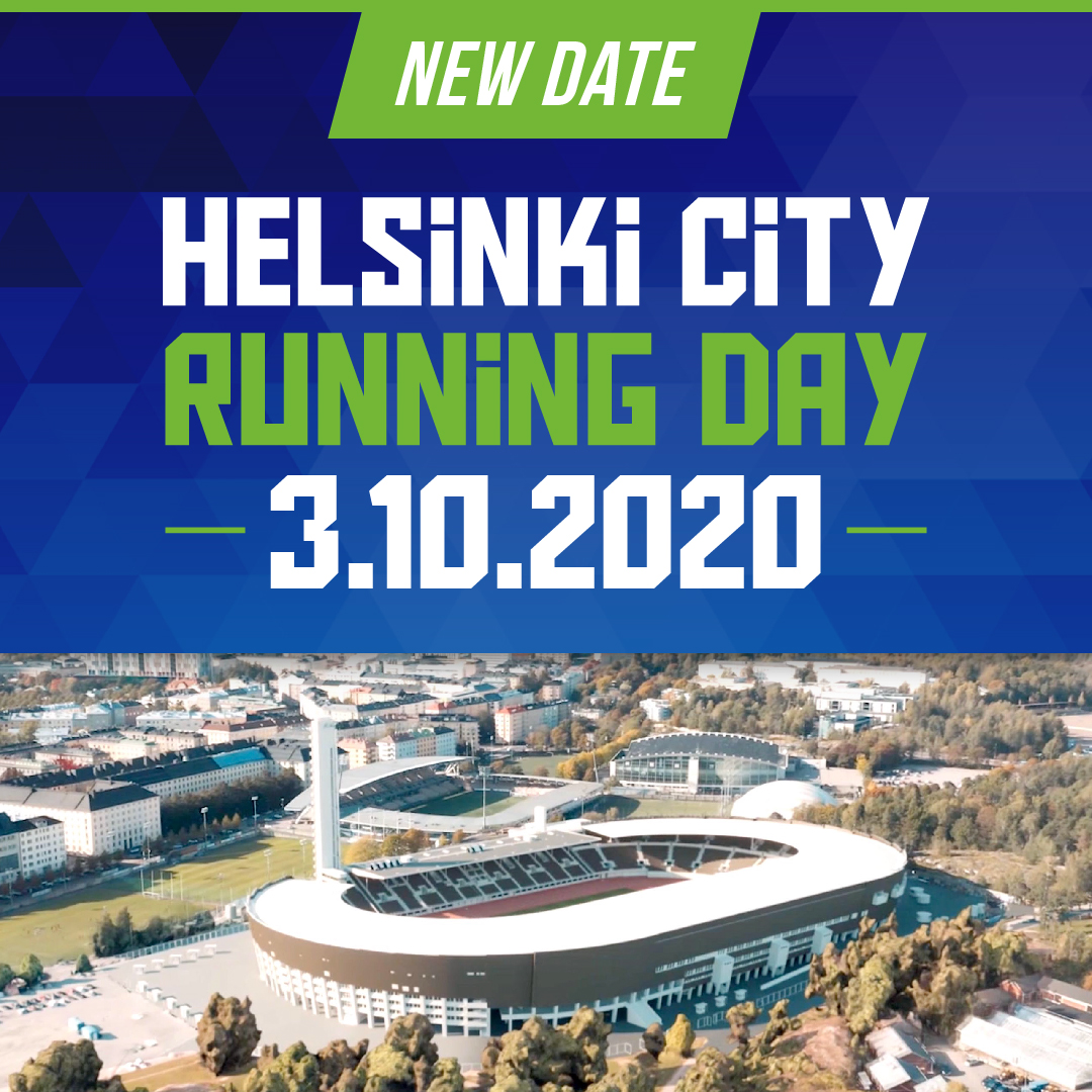 Helsinki City Running Day siirtyy lokakuun alkuun ja palaa  Olympiastadionille |