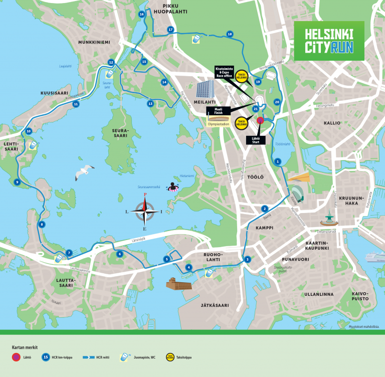 Helsinki City Run puolimaraton 15.5.2021