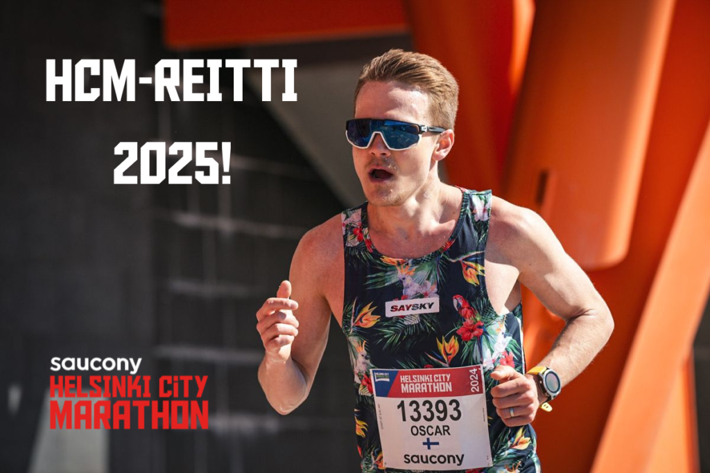 Helsinki City Marathon reitti 2025